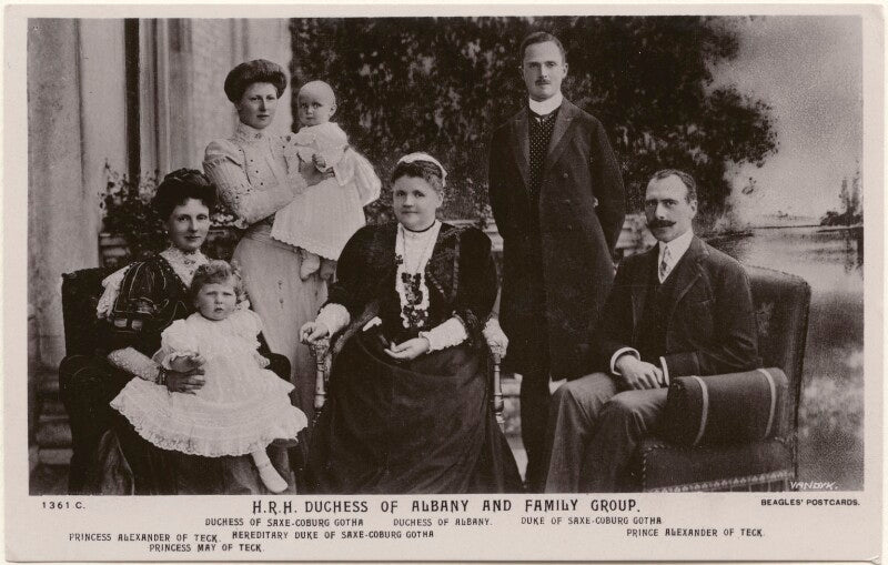 Princess helen, duchess of albany with her family npg x105848