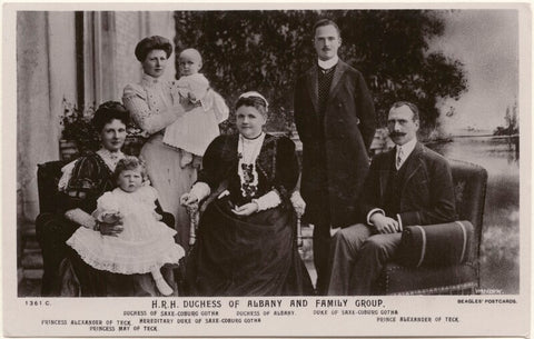 Princess Helen, Duchess of Albany with her family NPG x105848