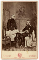 Helmuth Karl Bernhard von Moltke, Count von Moltke; Frederick III, Emperor of Germany and King of Prussia NPG x74483