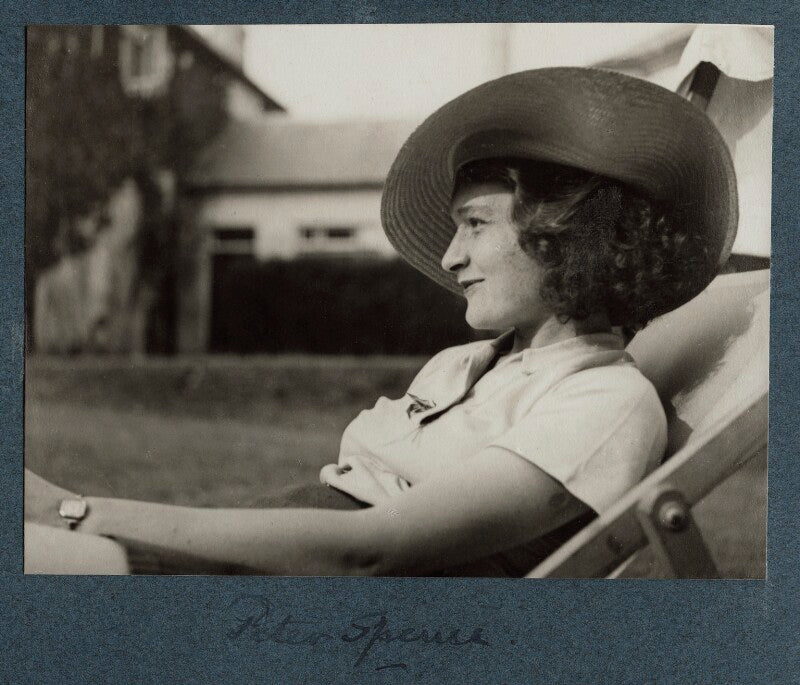 Patricia helen ('peter') (née spence), countess russell npg ax143957