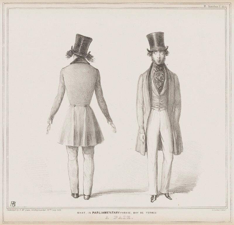 What, in parliamentary phrase, may be termed a pair npg d41538