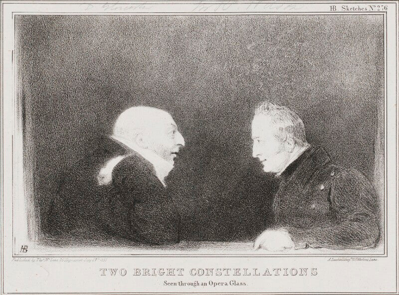 'two bright constellations' (william frederick, 2nd duke of gloucester; sir robert thomas wilson) npg d41211