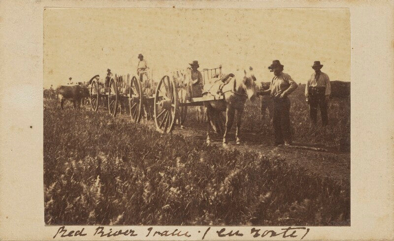 'red river train (en route)' npg ax68175