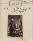 Edgar Alfred Bowring; Ellen Bowring (née Cubitt) NPG Ax56556