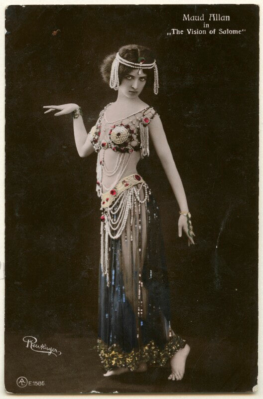 Maud allan as salome in 'the vision of salome' npg ax160371