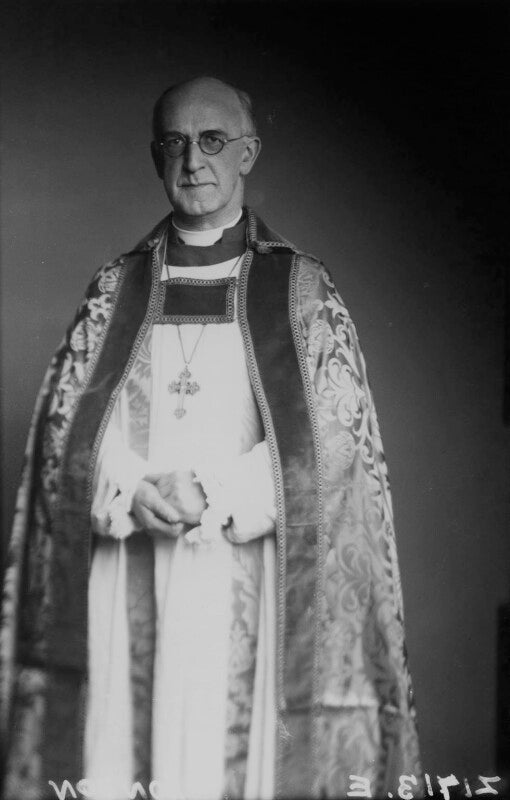 Geoffrey francis fisher, baron fisher of lambeth npg x20509