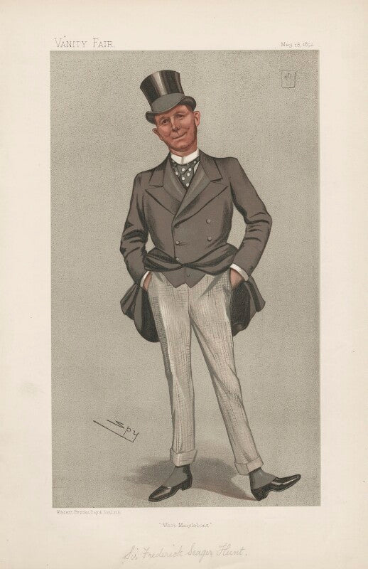 Sir frederick seager hunt, 1st bt ('statesmen. no. 612.') npg d44647