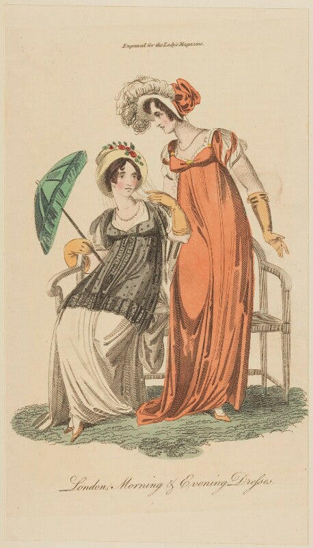 'london morning & evening dresses', may 1805 npg d47526