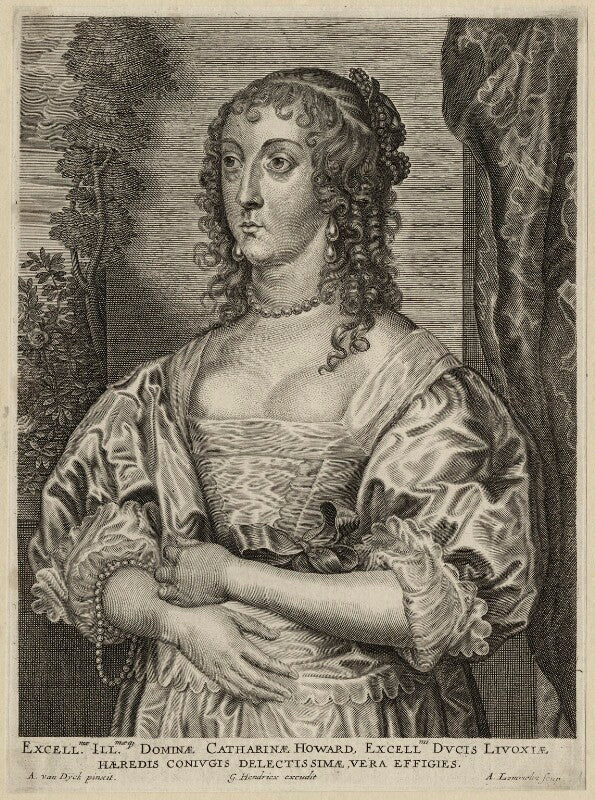 Katherine stuart (née howard), lady aubigny, viscountess newburgh npg d28437