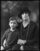 Margaret (née Carr), Lady Salmond; Master Salmond NPG x123547