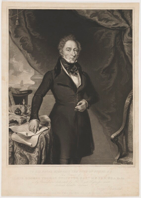 Sir george thomas staunton, 2nd bt npg d41883