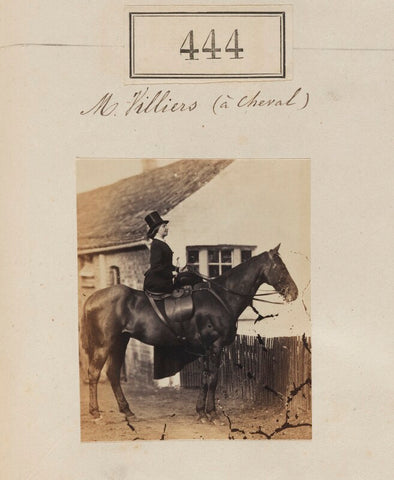 'M. Villiers (à cheval)' (probably Hon. Mrs Villiers) NPG Ax50184