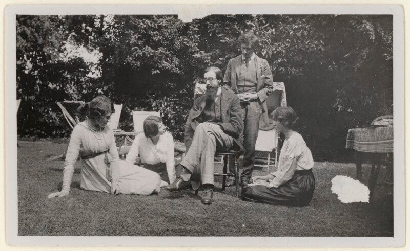 Lady ottoline morrell; maria huxley (née nys); lytton strachey; duncan grant; vanessa bell npg x140432