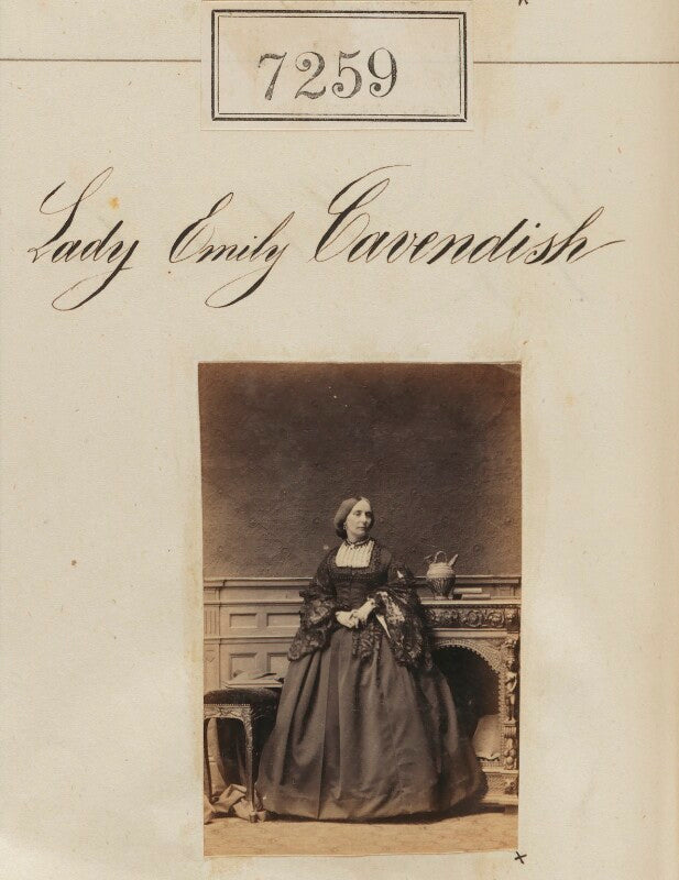Lady emily augusta cavendish (née lambton) npg ax57170