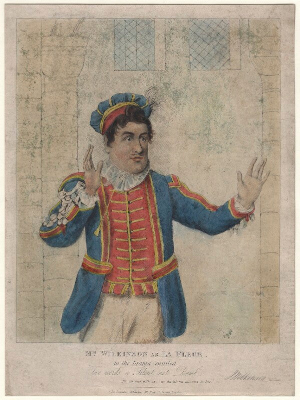 James pimbury wilkinson as la fleur in 'two words; or, silent, not dumb' npg d4807