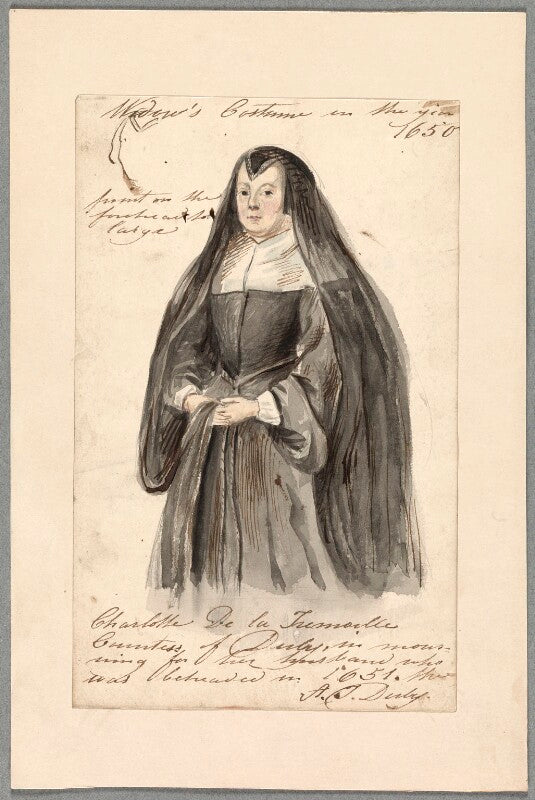 Charlotte stanley (née de la trémoille), countess of derby npg d23097