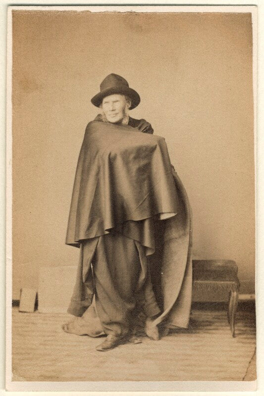 'as the dark conspirator' (richard cockle lucas) npg ax23415