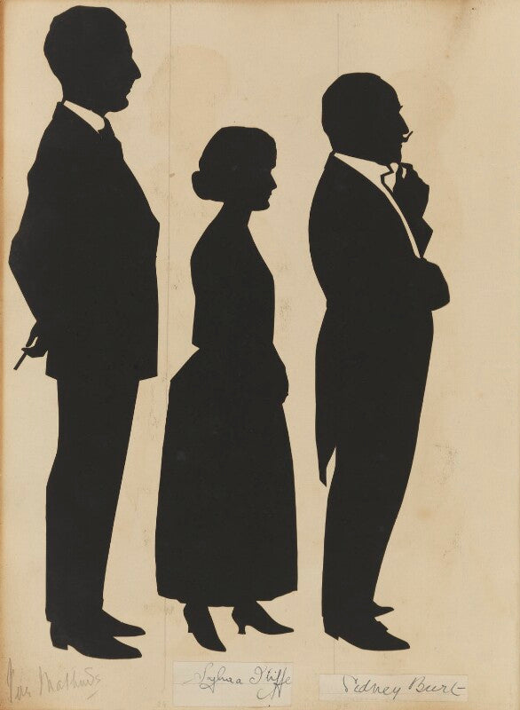 Actors in role for the play 'the little duchess' at the lyceum theatre sheffield (includes sidney burt) npg d46604