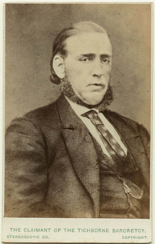 'the claimant of the tichborne baronetcy' (arthur orton) npg ax28420