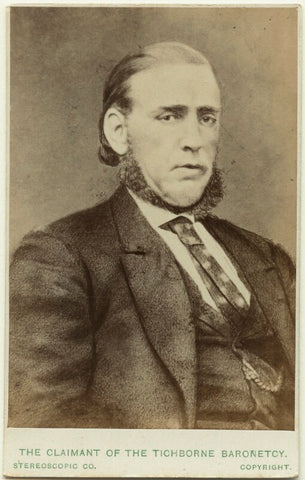 'The Claimant of the Tichborne Baronetcy' (Arthur Orton) NPG Ax28420