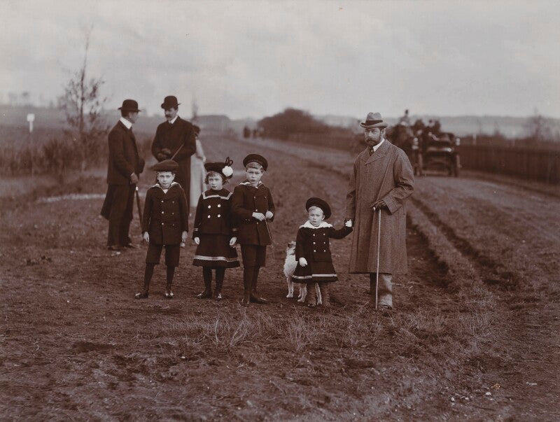 Royal group including king george v and four of his children npg p500
