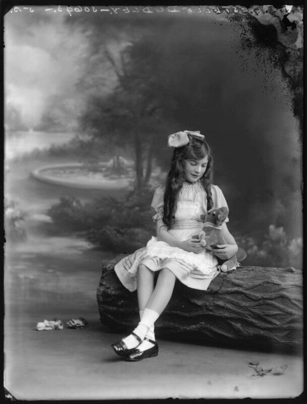 Estelle dudley as alice in 'alice in wonderland' npg x34658
