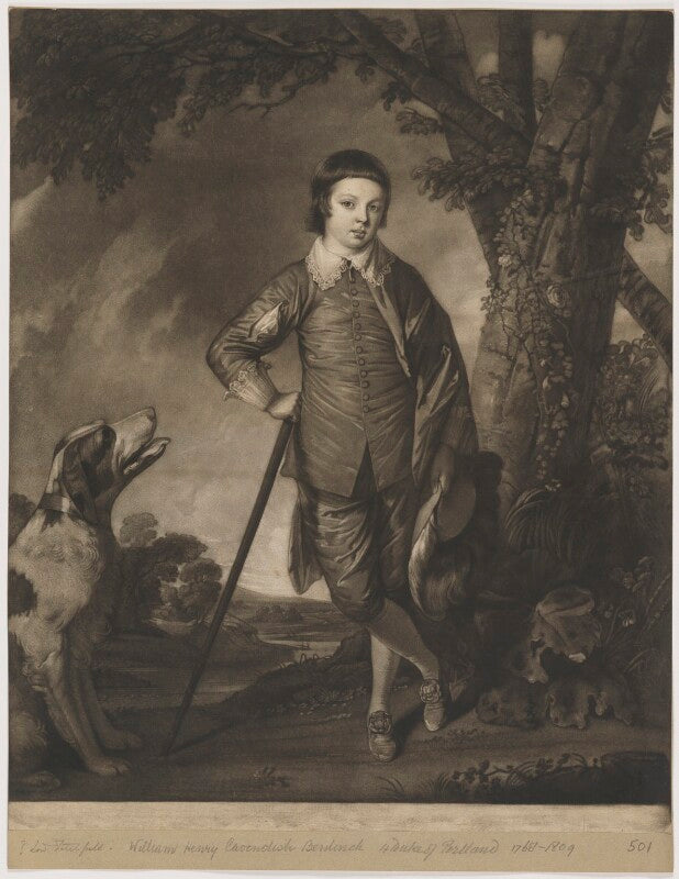 Unknown print inscribed 'ld titchfield' (william henry cavendish scott bentinck, 4th duke of portland) npg d40386