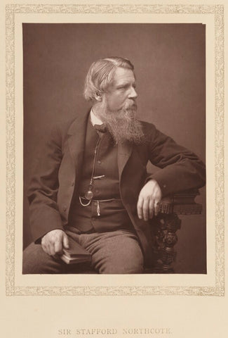 Sir Stafford Henry Northcote, 1st Earl of Iddesleigh NPG Ax27781