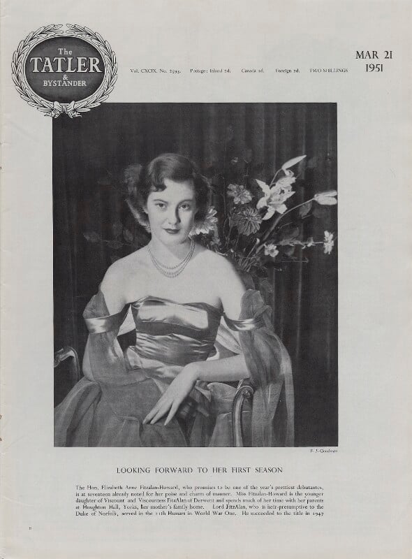 Elizabeth anne marie gabrielle (née fitzalan howard), lady hastings npg x195083