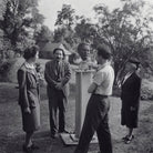 Patricia Frances Mary Fielden Nemon-Stuart (née Villiers-Stuart); Sir Ernst Chain; Oscar Nemon; Anna ('Nura') Sacharina NPG x195041