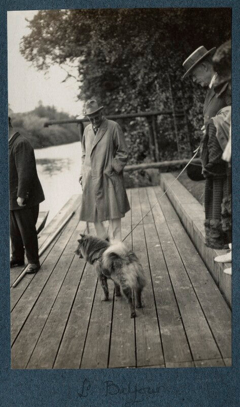 Arthur james balfour, 1st earl of balfour; william henry grenfell, baron desborough npg ax142189