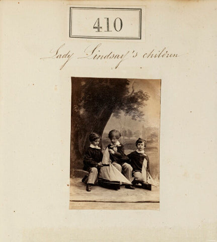 'Lady Lindsay's children' NPG Ax50158