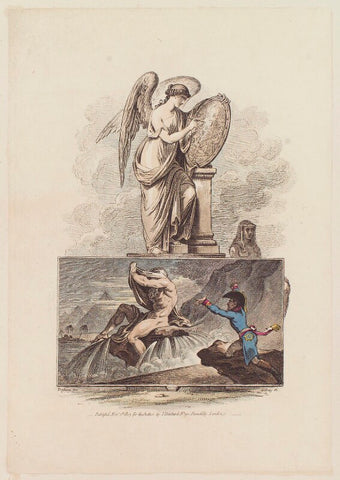 Frontispiece to Henry Tresham's 'Britannicus to Buonaparte: an Heroic Epistle' (Napoléon Bonaparte) NPG D12630