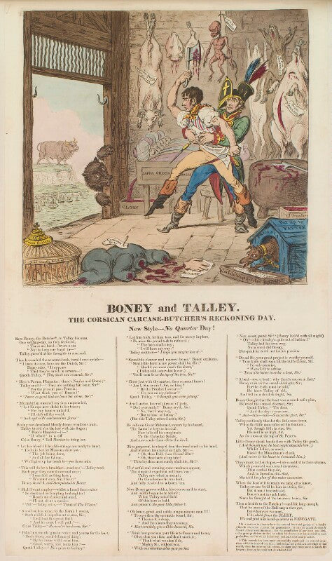 'boney and talley' (napoléon bonaparte; charles maurice de talleyrand périgord, prince de benevento) npg d13101