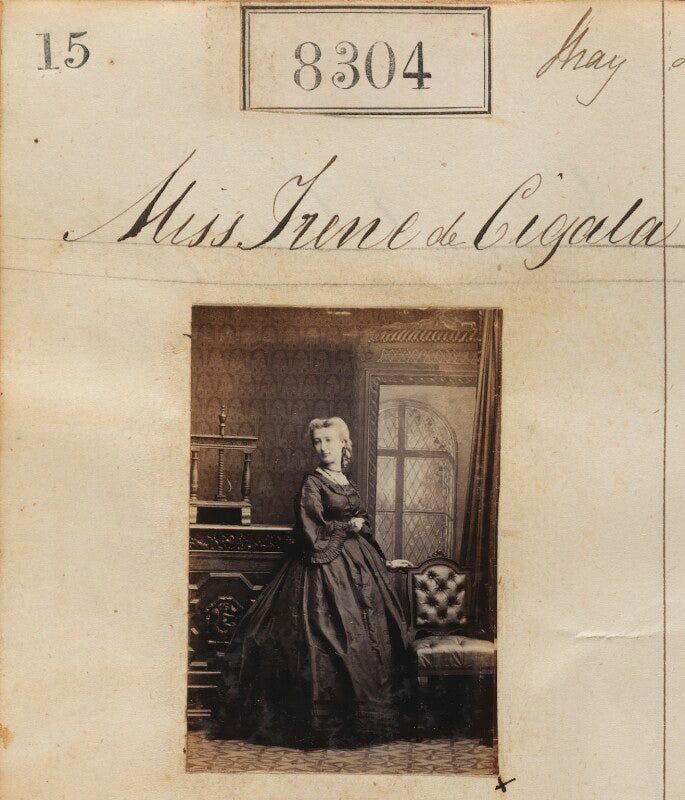 Irene (née de cigala), countess de la villa npg ax58123