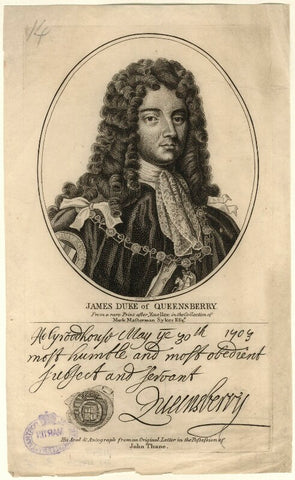 James Douglas, 2nd Duke of Queensberry NPG D1247