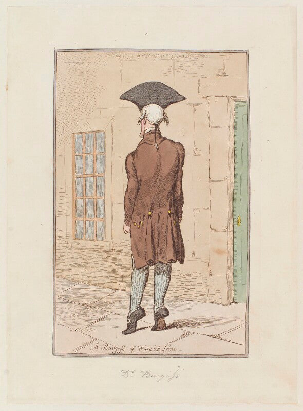 John burgess ('a burgess of warwick lane') npg d12539