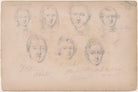 Baker; Mrs Tucker; Mr Tucker; Mr L. Sargeant; Mr Patterson; Mr Corbett; Mr B. Nicholson NPG D23313(45)