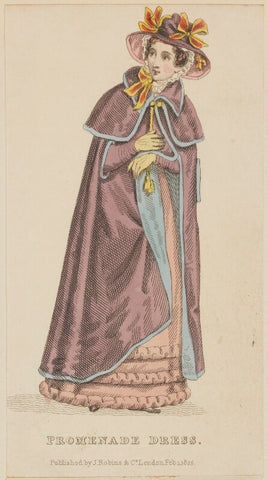 'Promenade Dress', February 1825 NPG D47553