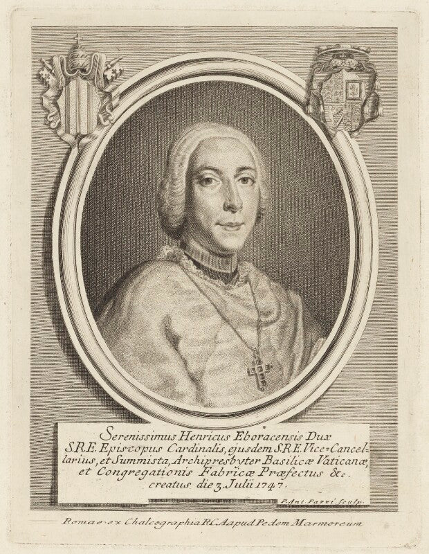 Henry benedict maria clement stuart, cardinal york npg d10753