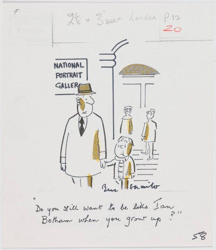 Do you still want to be like ian botham when you grow up? npg d6711