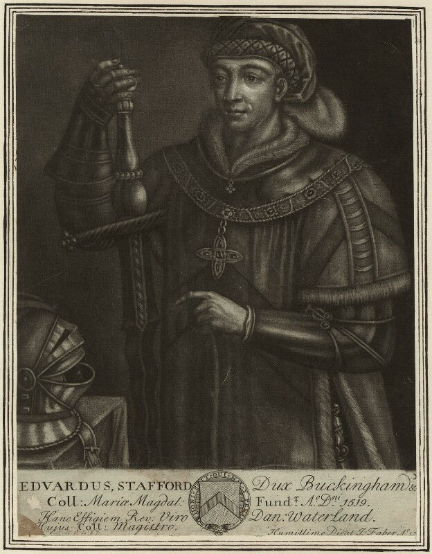 Edward Stafford, 3rd Duke of Buckingham Portrait Print National