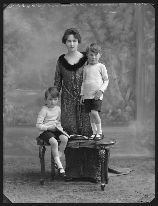 Lord michael fitzalan howard; mona fitzalan howard, baroness beaumont; miles fitzalan howard, 17th duke of norfolk npg x33385