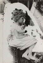 Victoria Eugenie ('Ena') of Battenberg, Queen of Spain as a bridesmaid at the wedding of the Duke and Duchess of York NPG Ax26451