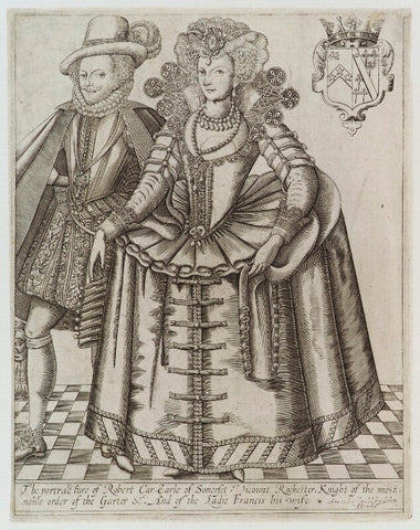 Robert Carr, Earl of Somerset; Frances, Countess of Somerset NPG D19777