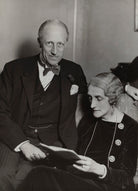 Sir (John) Evelyn Leslie Wrench; Hylda Henrietta (née Brooke), Lady Wrench NPG x85095