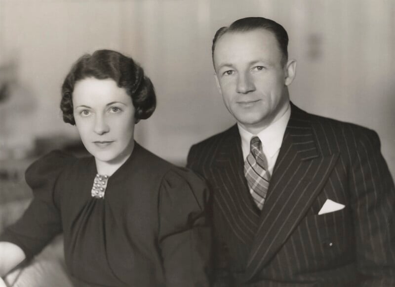 Jessie (née menzies), lady bradman; sir donald george bradman npg x85635