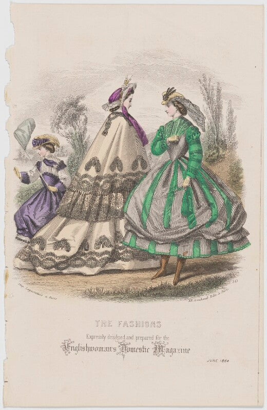 'the fashions', june 1864 npg d48008