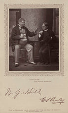 William J. Hill (William Hill Jones) and William Sydney Penley in 'The Private Secretary' NPG x9387