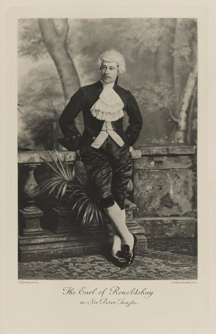 Lawrence John Lumley Dundas, 2nd Marquess of Zetland when Earl of Ronaldshay as Sir Peter Teazle NPG Ax41079